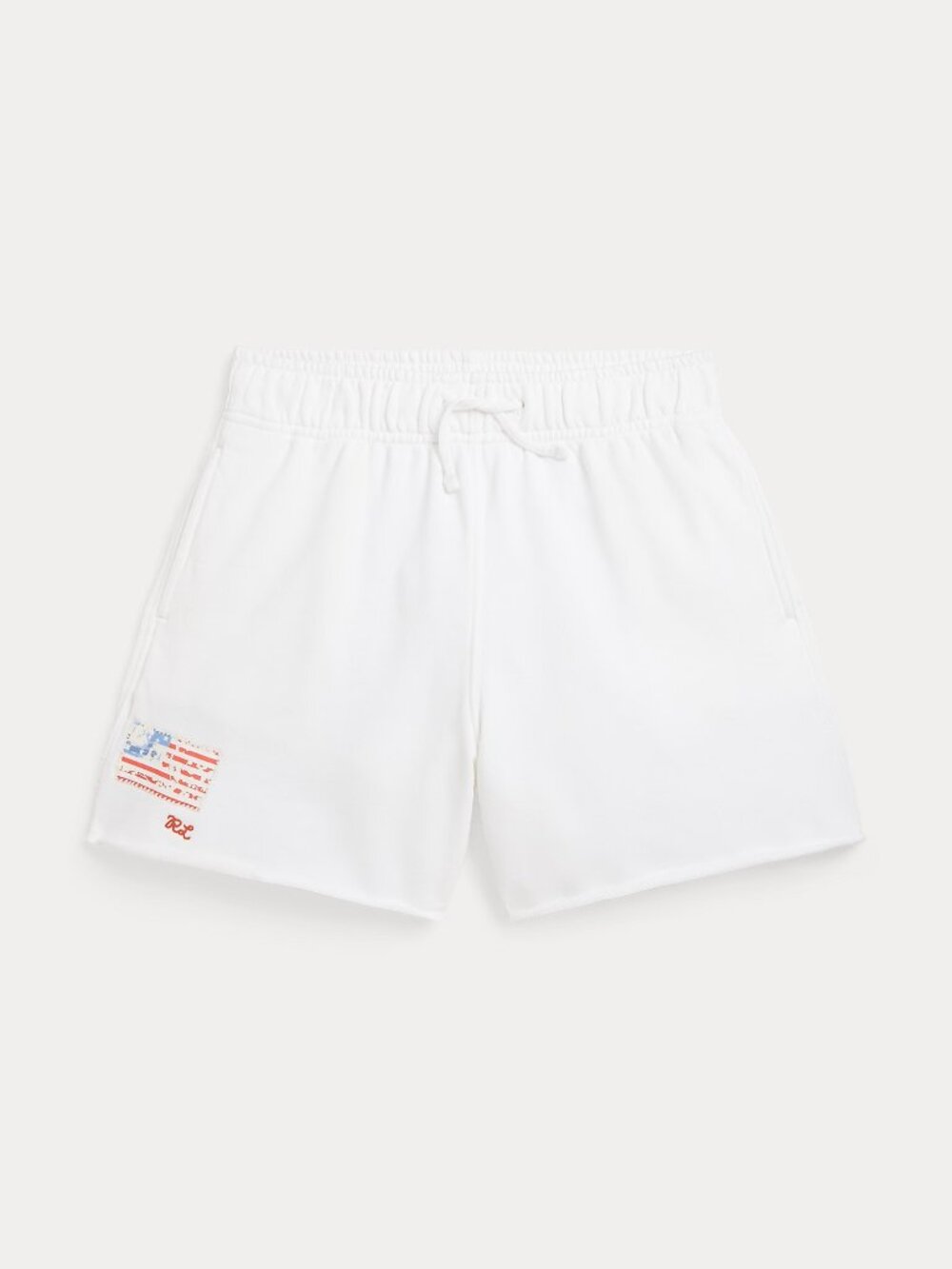 Polo Ralph Lauren Raw-Hem Terry Flag Short